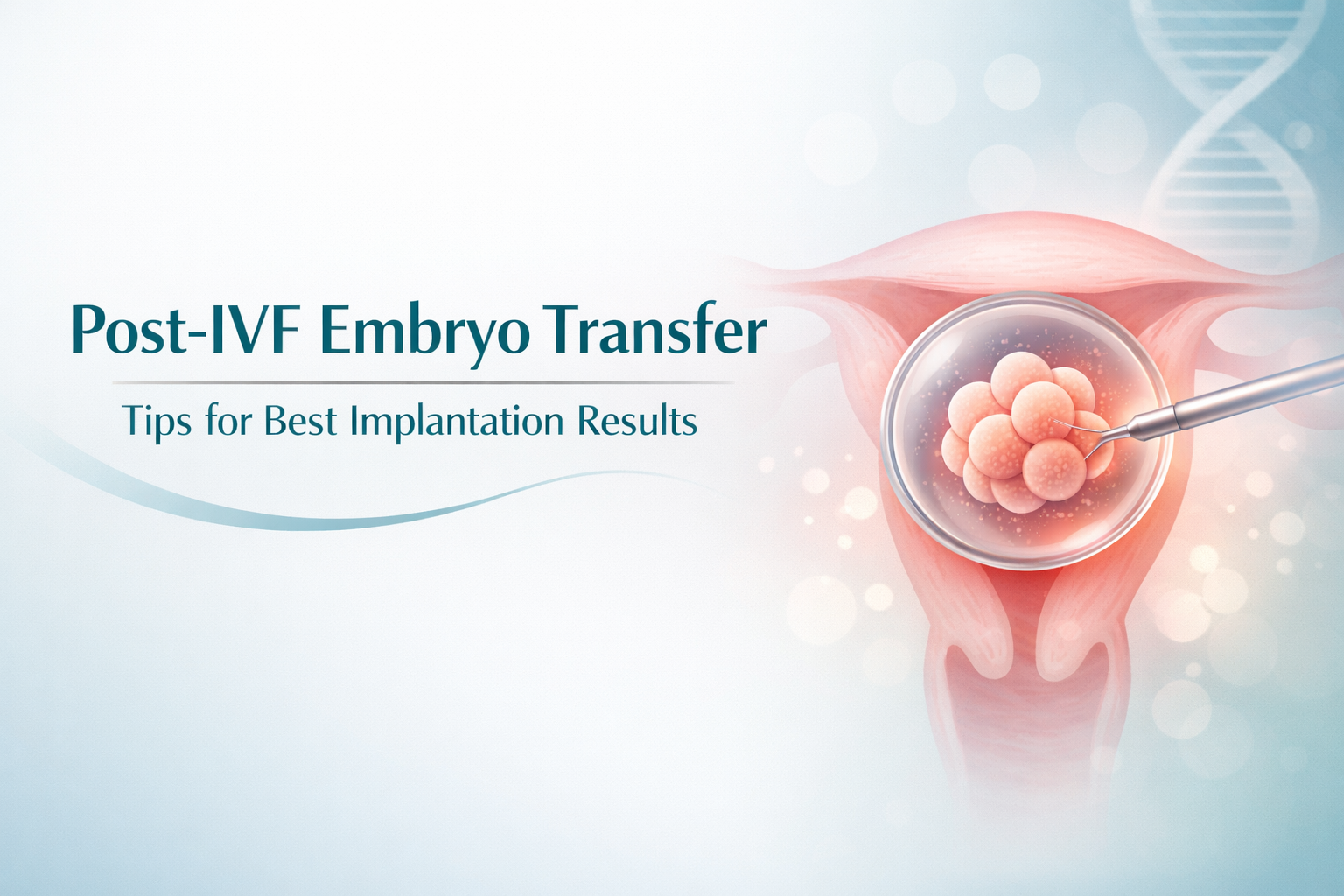 Post-IVF Embryo Transfer Tips for Best Implantation Results